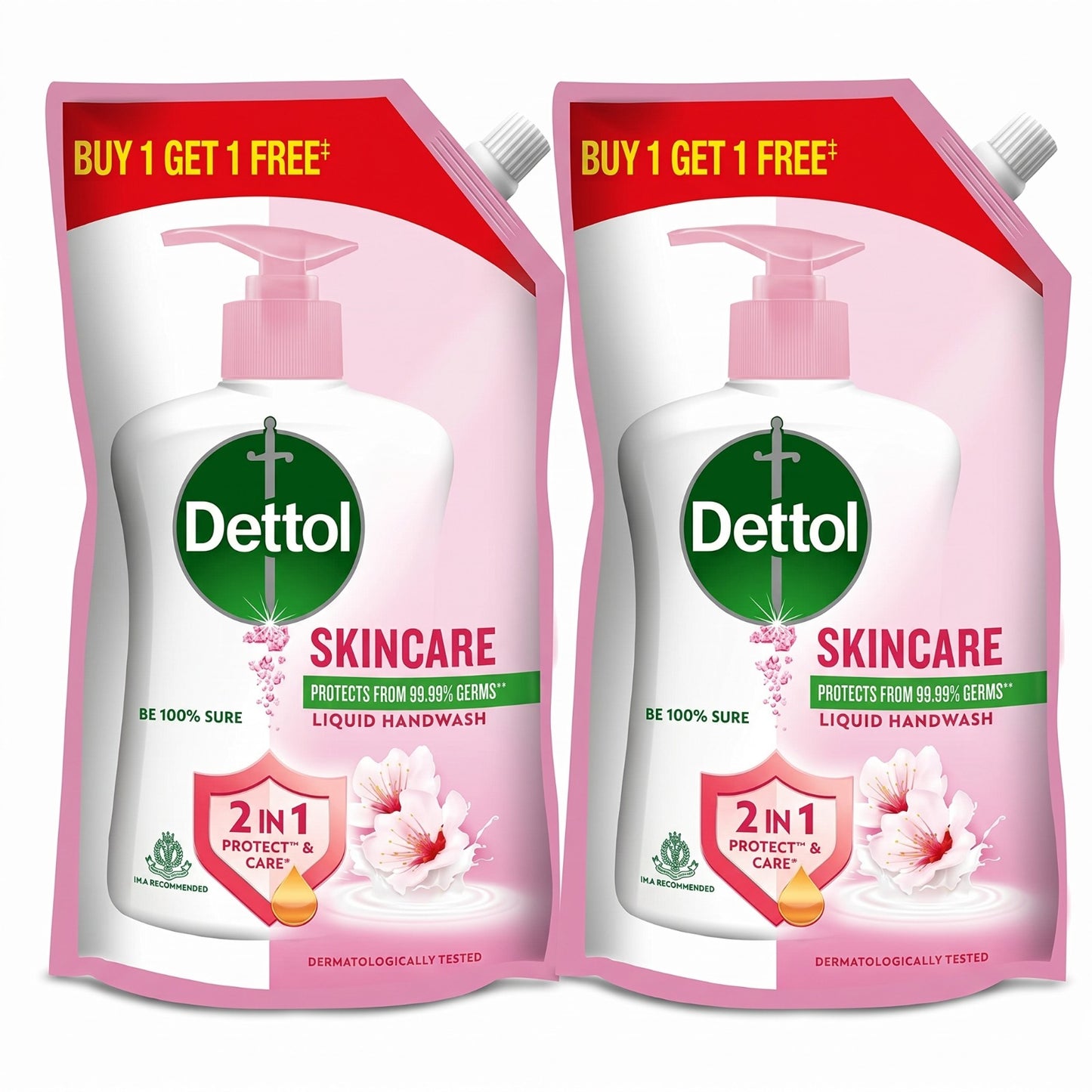 Dettol Liquid Handwash Refill 675ml (Buy 1 Get 1 Free)
