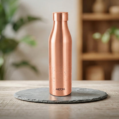 Milton Charge 1000 Pure Copper Water Bottle 850ml | Leak Proof BPA Free Copper Bottle for Home, Office & Gym