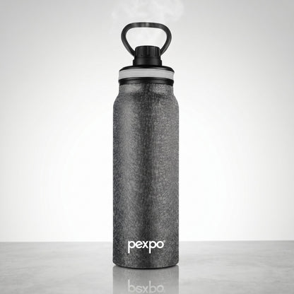 Pexpo Austin Stainless Steel Vacuum Insulated Water Bottle 740ml – SS304 Leakproof Flask with Sipper Cap