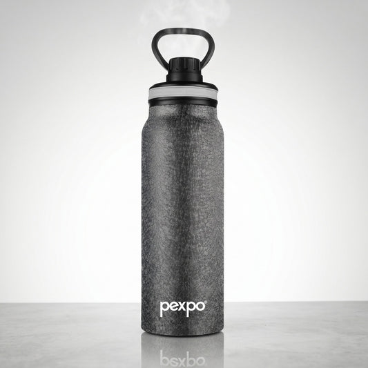 Pexpo Austin Stainless Steel Vacuum Insulated Water Bottle 740ml – SS304 Leakproof Flask with Sipper Cap