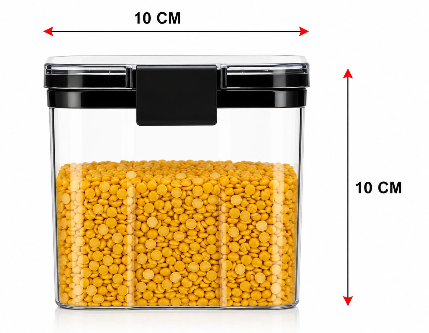 Airtight Kitchen Storage Containers Set 700ml (Pack of 4) – BPA Free Lock & Lock Plastic Grocery Containers