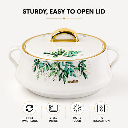 Cello Midas Pack of 3 Thermoware Casserole Set (500 ml, 1000 ml, 1500 ml)