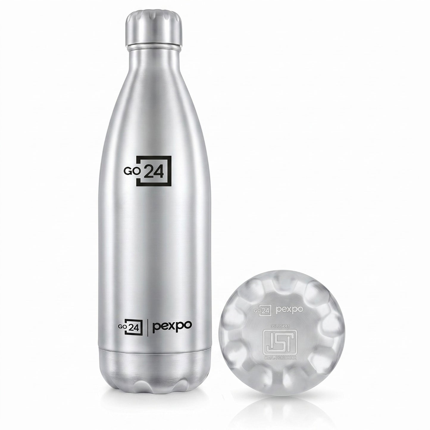 Go24 Electro 1000ml Thermosteel Water Bottle – Hot & Cold, Leakproof, ISI Certified (Green)